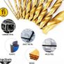 10mm Mix Size Titanium Coated HSS Twist Drill Bits Storage Box Set for Wood Plastic Copper Brass Compatible with Bosch Dewalt Makita Milwaukee and Many Others (FREE POSTAGE) Image 5