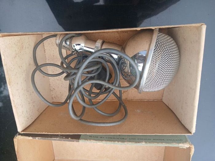 Vintage microphone (boxed)