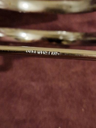 Vintage silver toast rack made in England