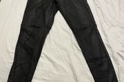 Black Snakeskin Jeggings