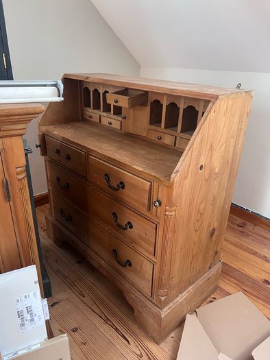 Solid Wood Chest / Writing Desk