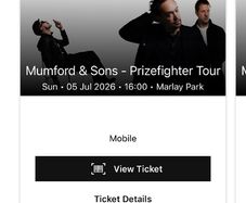 Mumford and Sons - Marley Park