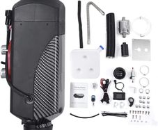 2KW Diesel Heater Kit with Remote, LCD & Silencer