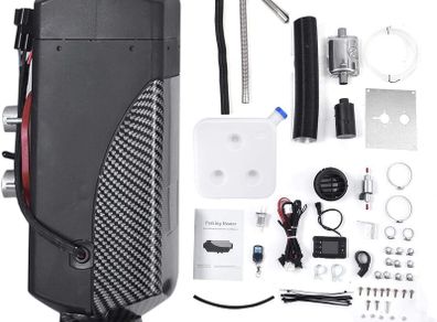 2KW Diesel Heater Kit with Remote, LCD & Silencer