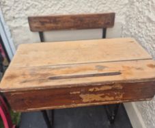 old school desk