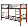Sturdy Metal Single Bunk Bed Space-Saving Image 2
