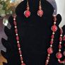 Murano Glass Necklace, Bracelet and Earring Set Image 8