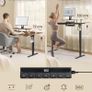 Height Adjustable Desk 140 x 70 cm USB-C Port Image 4