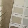 Beautiful Silk Interlined Embossed Curtains Pale Gold 90" W x 79" D Image 3