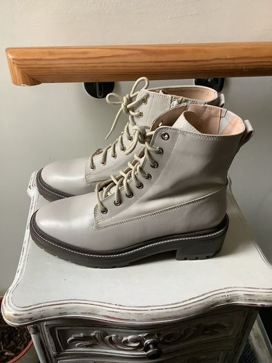 M&S real leather boots, new