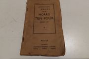 Morris Ten Four Operation Manual.