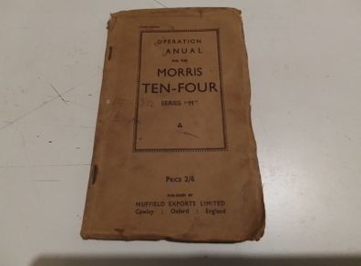 Morris Ten Four Operation Manual.