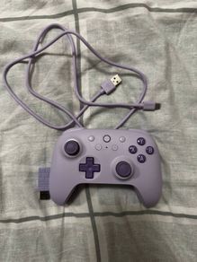 8BitDo Ultimate 2C wireless controller, purple, Hall effect sticks and triggers, 2.4G dongle, excellent condition