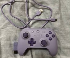 8BitDo Ultimate 2C wireless controller, purple, Hall effect sticks and triggers, 2.4G dongle, excellent condition