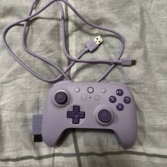 8BitDo Ultimate 2C wireless controller, purple, Hall effect sticks and triggers, 2.4G dongle, excellent condition