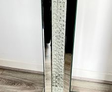 Tall Mirrored pedestal stand