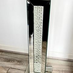 Tall Mirrored pedestal stand