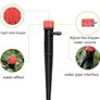 50pcs Drip Emitters for 1/4" Drip Irrigation Tubing, Adjustable 360 Degree Water Flow Drippers on 5" Arrow Stake, Garden Irrigation Drippers for (4-7mm) Watering System Image 2