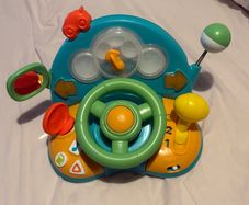 Bright Starts driver steering wheel