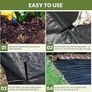 NEW SALE | Weed Control Membrane Heavy Duty - 1x10M Weed Control Barrier Image 6