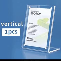 Set of 4 a6 acrylic display standing table set menu advertising