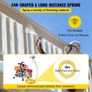 Airless Paint Sprayer with High Pressure Hose, 2200W Wall Paint Gun, 3000PSI 2L/min Brushless Motor Included, for Interior and Exterior Painting, Fence Image 3