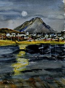 mount errigal watercolour