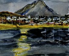 mount errigal watercolour