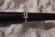 silver cross ring