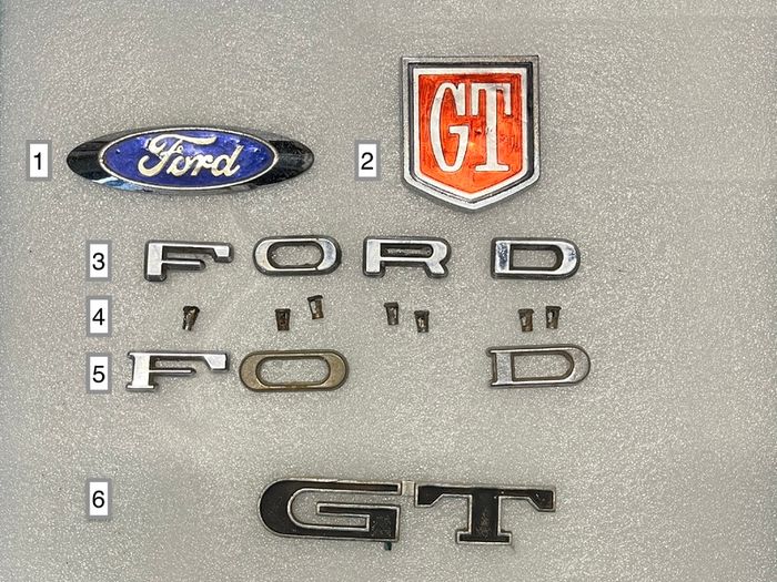 Vintage Ford Car Badges