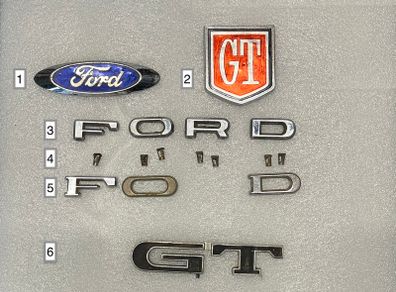 Vintage Ford Car Badges