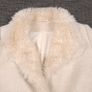 Principle Cream Off-White Wool Blend Faux Fur Lapel Collar Short Jacket 8UK/36EU Image 5