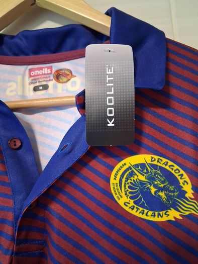 Catalans Dragons Rugby League Club Polo Shirt. Official Oneills Brand New With Tags. Collect In Dublin Or Receive Via Post.