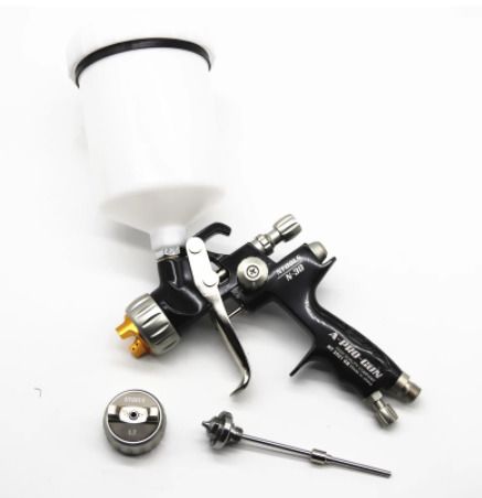 Spray Gun 1.3/1.7mm Nozzle Car Repair Paint Spray Gun With 600CC Tank Air Spray Gun With Paint Mixing Cup And Adapter