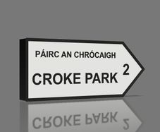 Custom Irish Roadsign Lightbox