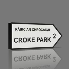 Custom Irish Roadsign Lightbox
