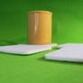 Felt Coaster Simple Shape Circle or Quadrat Felt Set of 4 NEW 6 mm felt Image 3