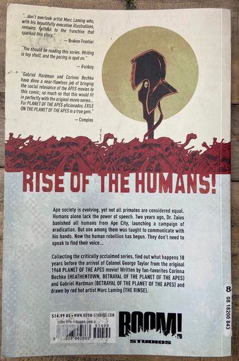Exile on the Planet of the Apes graphic novel