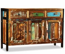 Sideboard Solid Reclaimed Wood 120x35x76 cm