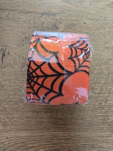 Halloween ribbon - spiderweb