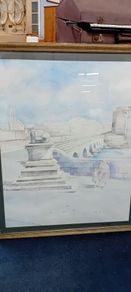 Large Original Limerick Watercolour Paul Weerasekera