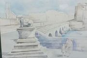 Large Original Limerick Watercolour Paul Weerasekera