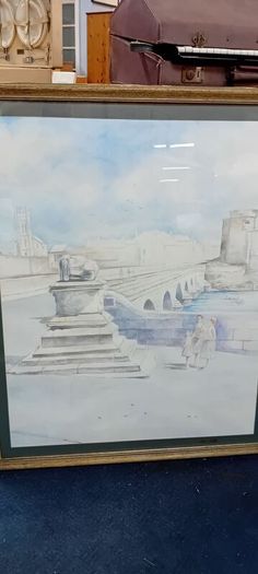 Large Original Limerick Watercolour Paul Weerasekera