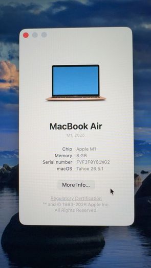 Macbook Air M1 2020