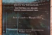 2016 Mayo v Dublin programme - drawn All Ireland final
