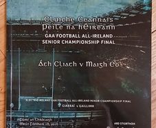 2016 Mayo v Dublin programme - drawn All Ireland final