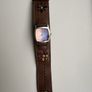Fossil Wide Cuff Watch | Vintage Style Leather Strap | Brown | Unique Statement Watch Image 6
