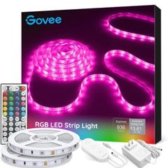 LED Strip Lights 10m RGB Colour Changing LED Lights for Bedroom, LED Lights Strip with Remote and Control Box, Living Room TV Kitchen DIY Decoration, 2 Rolls of 5m (FREE POSTAGE)
