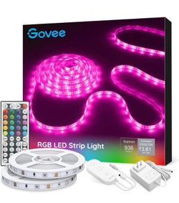 LED Strip Lights 10m RGB Colour Changing LED Lights for Bedroom, LED Lights Strip with Remote and Control Box, Living Room TV Kitchen DIY Decoration, 2 Rolls of 5m (FREE POSTAGE)