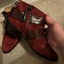 L.A.M.B. Nanetta Vine Suede Buckle Side Zip Ankle Boots UK 3 Image 3